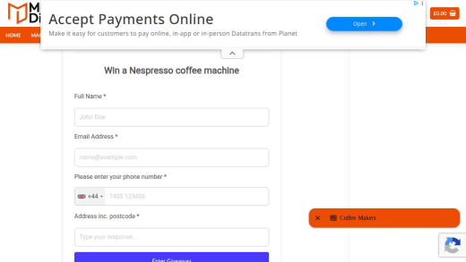 Nespresso Coffee Machine