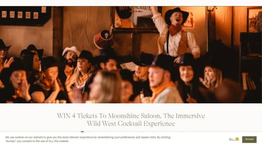 Moonshine Saloon Wild West Cocktail Bar Tickets