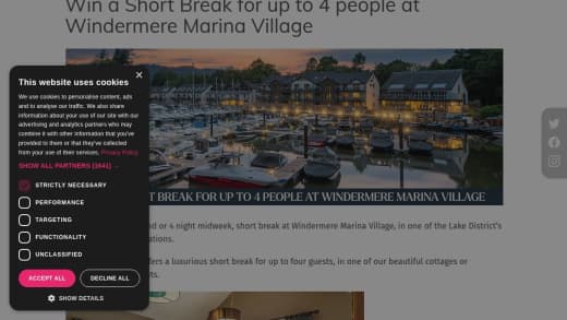 Short Break At Windermere Marina Village