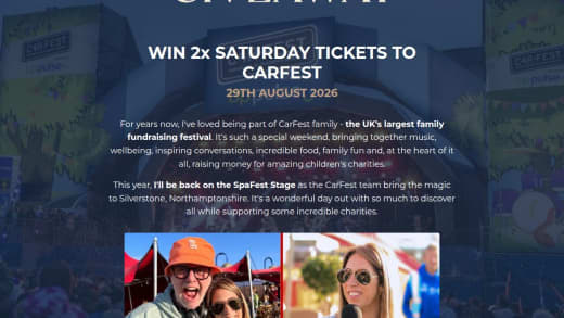 Saturday Tickets To Carfest