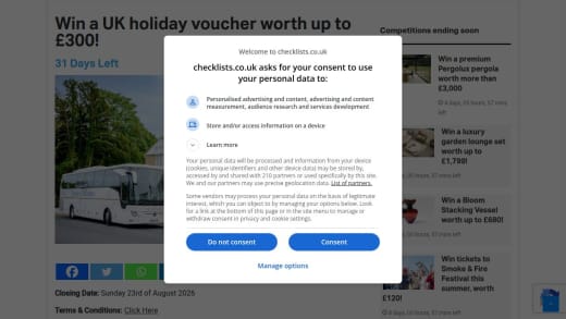 Daish's Holidays Voucher