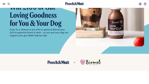 Pooch & Mutt And Biomel Voucher Bundle