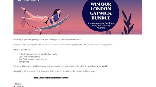 Gatwick Airport Bundle