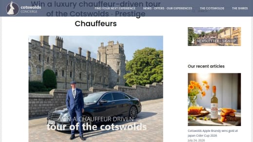 Luxury Chauffeur Driven Tour Of The Cotswolds