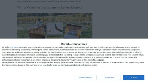 Wine Tasting Escape In Lewes District
