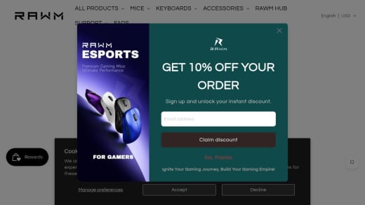 Rawm Er21pro Gaming Mouse