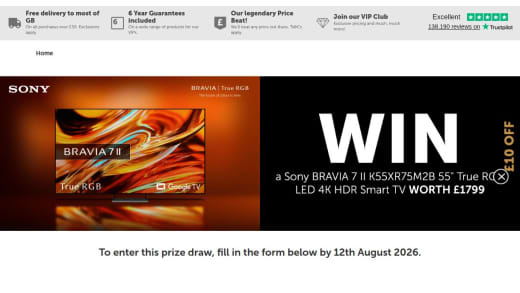 Sony Bravia 7 K55XR75M2B LED 4K TV