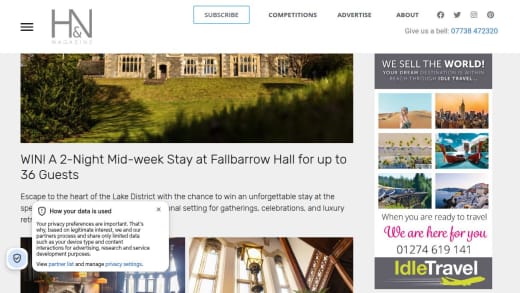 Stay At Fallbarrow Hall