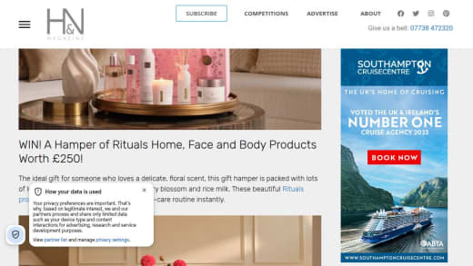 Hamper Of Rituals Home, Face And Body Products
