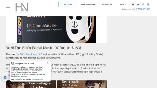 Silk'n Facial Led Mask 100