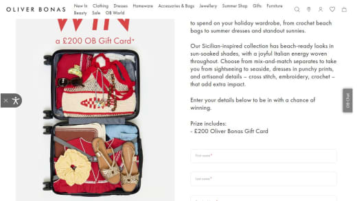 Oliver Bonas Gift Card