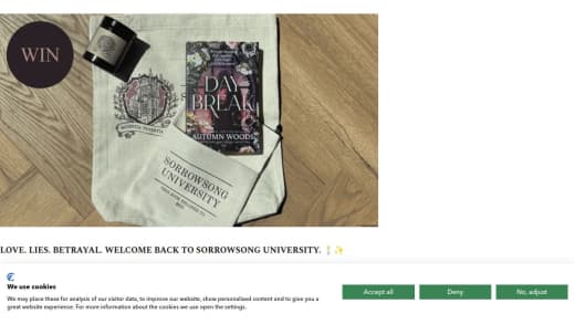 Daybreak By Autumn Woods And Sorrowsong University Merch Bundle