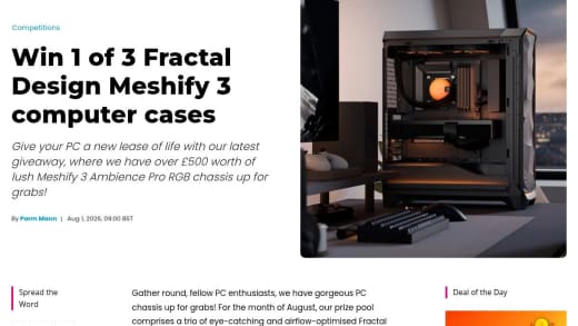 Fractal Design Meshify 3 PC Case
