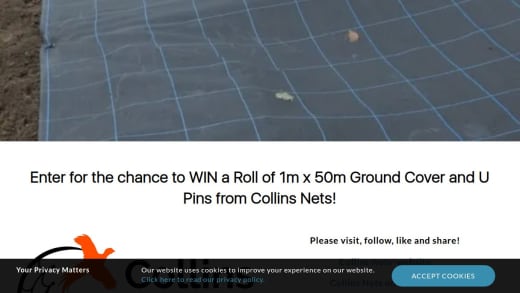 Roll Of Ground Cover And U Pins