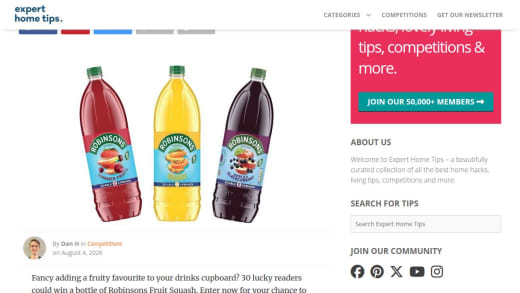 Robinsons Fruit Squash Bottle