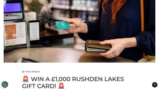 Rushden Lakes Gift Card