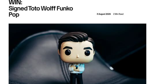 Signed Toto Wolff Funko Pop
