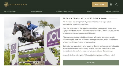 Private Equestrian Lesson With Gemma Stevens