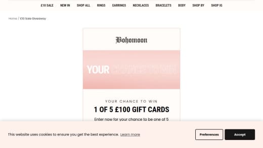 Bohomoon Shopping Voucher