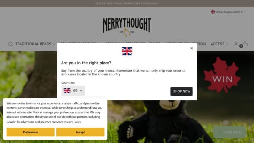 Merrythought Winnipeg Bear