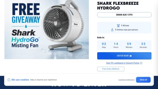 Shark Flexbreeze Hydrogo