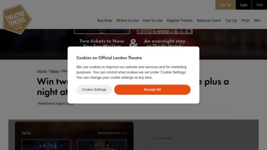 Tickets To Now You See Me Live And Thistle Hotel Stay