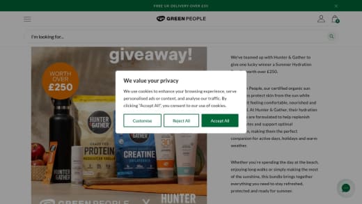 Green People And Hunter & Gather Summer Hydration Bundle