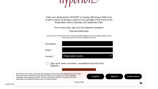 Last Night Of The Proms Tickets