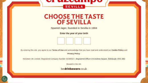 Cruzcampo Beer And Glassware Set