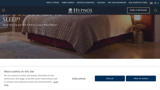 Hypnos Tailored Collection Wool Pillows