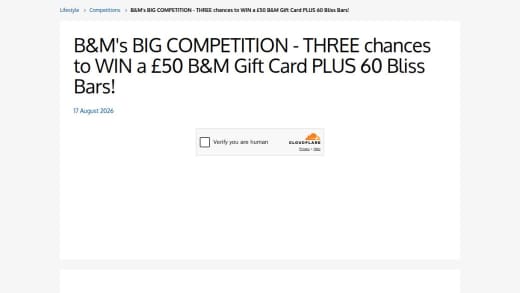 B&M Gift Card