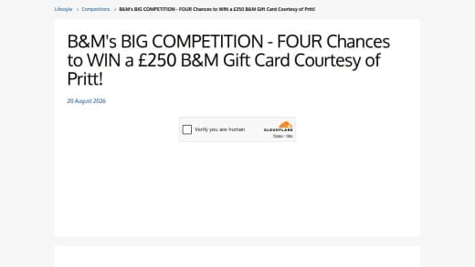 B&M Gift Card