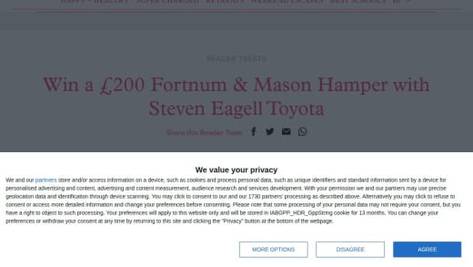Fortnum & Mason Hamper