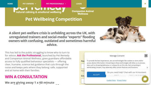 Professional Dog Or Cat Consultation