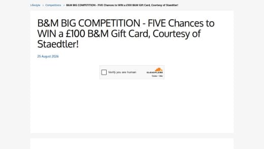 B&M Gift Card