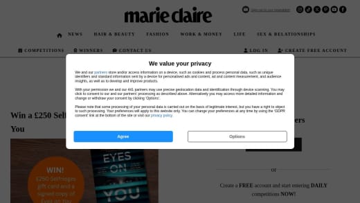 Selfridges Voucher And A Copy Of Eyes On You