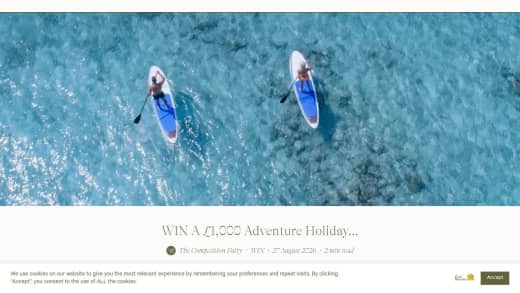Much Better Adventures Holiday Voucher