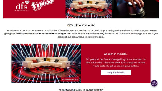 £2,500 To Spend At DFS