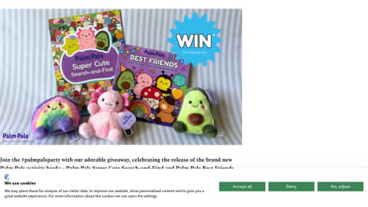 Palm Pals Activity Book & Plush Toy Bundle