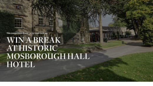 One Night At Mosborough Hall Hotel