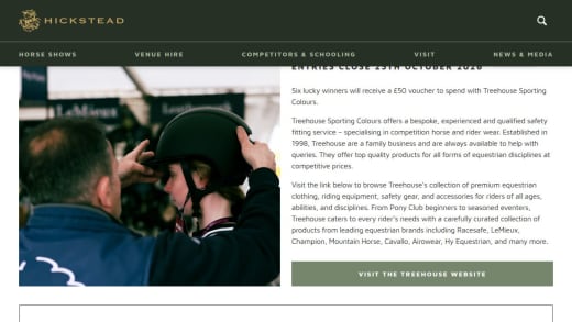 Treehouse Sporting Colours Voucher