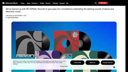 Four Re:Versal Compilations On Vinyl