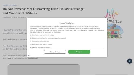 Hush Hollow T-Shirt Of Your Choice