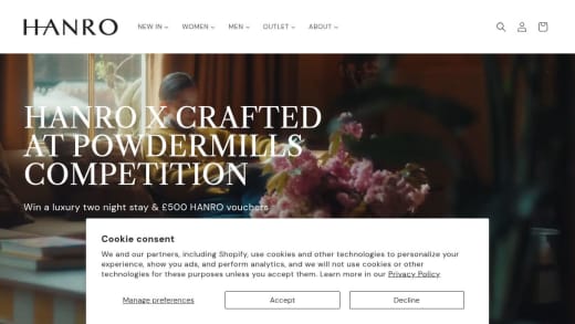 Luxury Two Night Stay At Crafted At Powdermills & £500 Hanro Vouchers