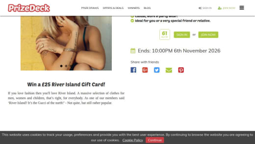 River Island Egift Card