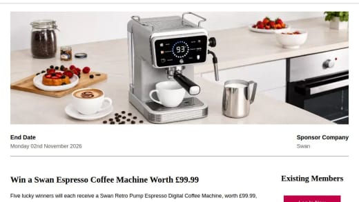 Swan Espresso Coffee Machine