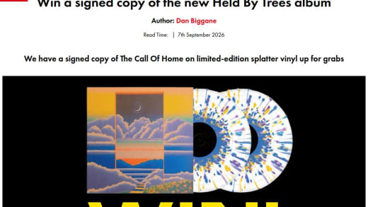 Signed Copy Of Held By Trees The Call Of Home Album On Splatter Vinyl
