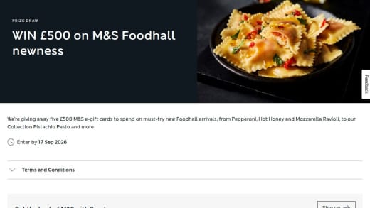 £500 M&S E-Gift Card