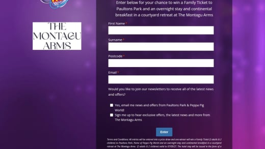 Family Ticket To Paultons Park And Hotel Stay