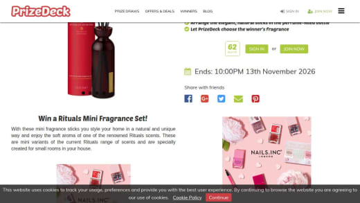 Rituals Mini Fragrance Sticks Set